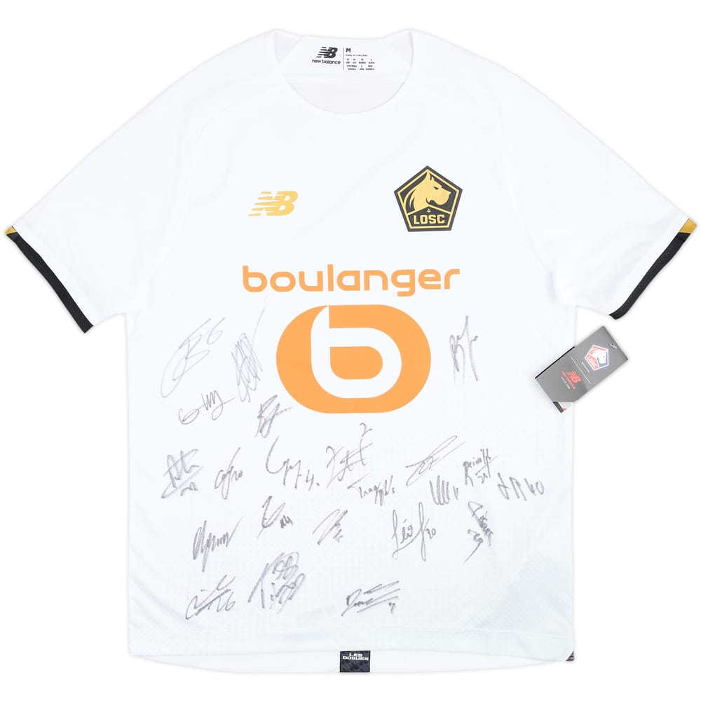 2021-22 Lille Squad Signed Away Shirt (M)
