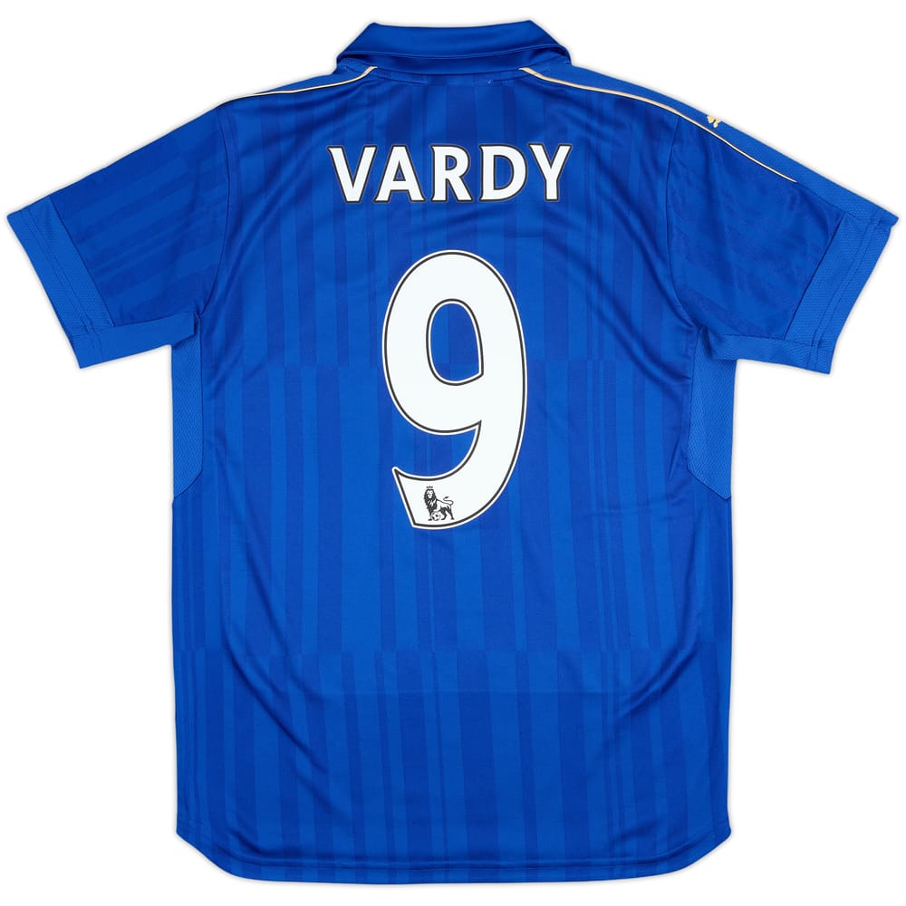 Camiseta de local del Leicester 2016-17 Vardy #9 - 8/10 - (13-14 Años)