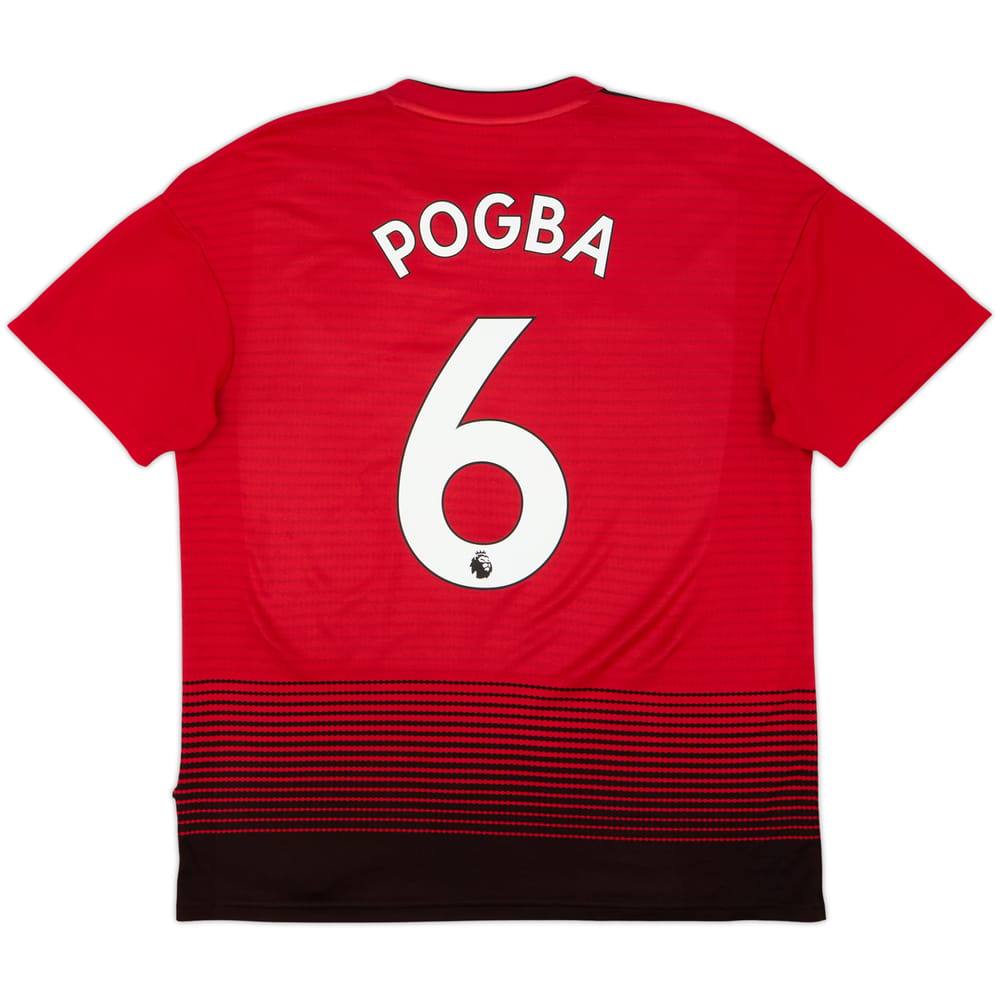 2018-19 Manchester United Home Shirt Pogba #6 - 7/10 - (M)