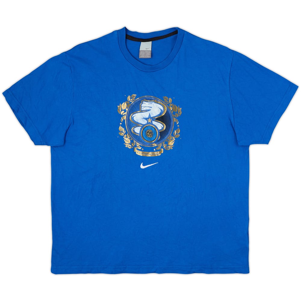 2006-07 Inter Milan Nike Cotton Tee - 6/10 - (XL)