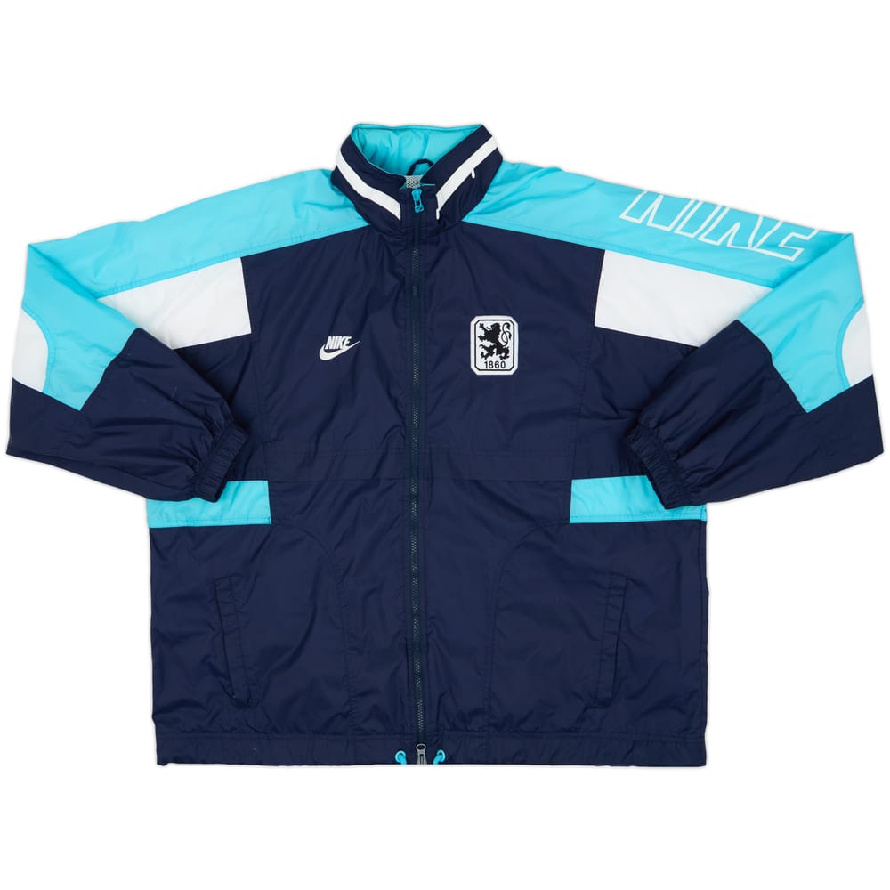 1996-97 1860 Munich Nike Hooded Rain Jacket - 8/10 - (XL)