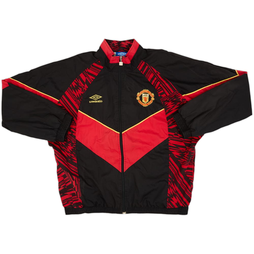 1992-93 Manchester United Umbro Track Jacket - 8/10 - (L)
