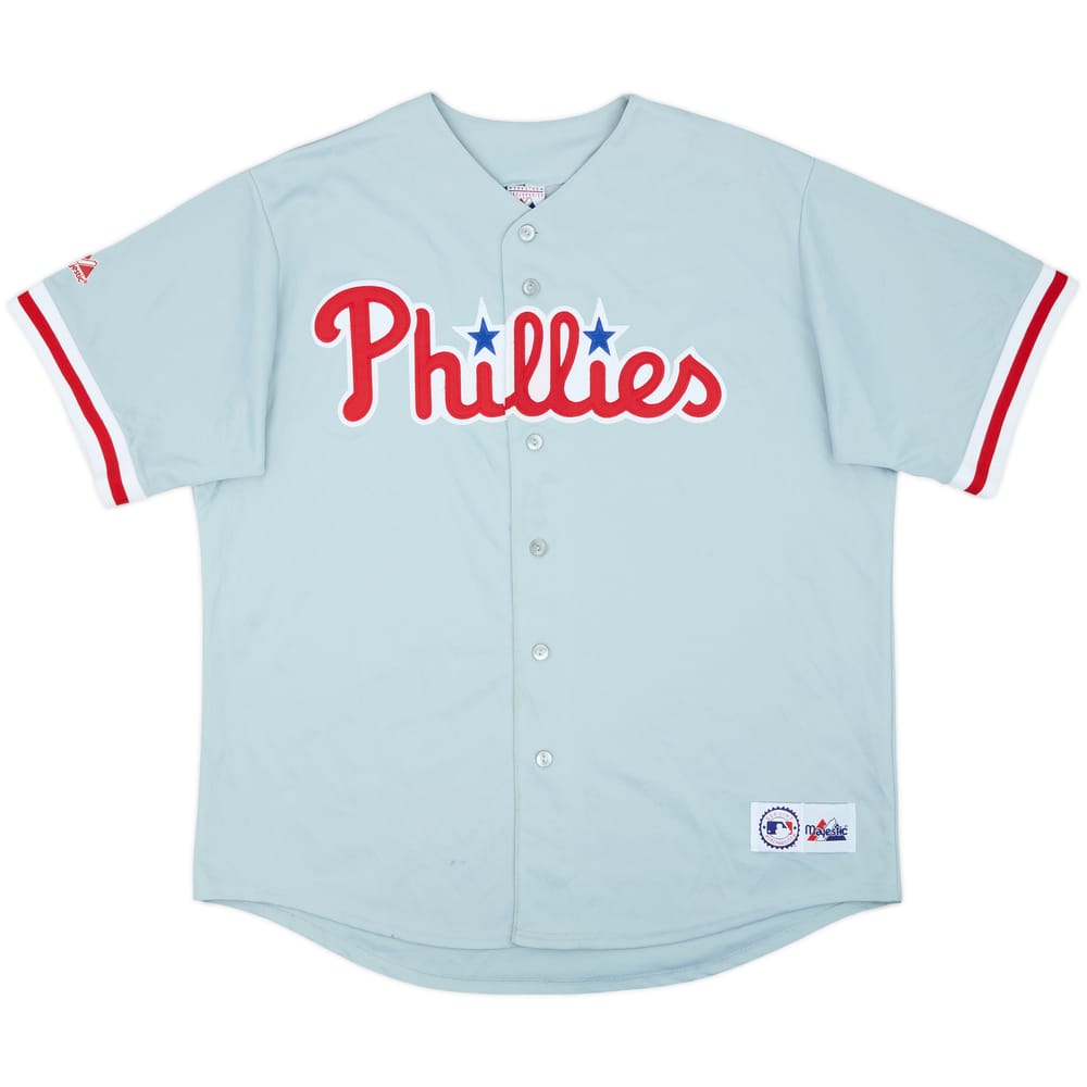 2003-08 Philadelphia Phillies Majestic Away Jersey - 6/10 - (XXL)