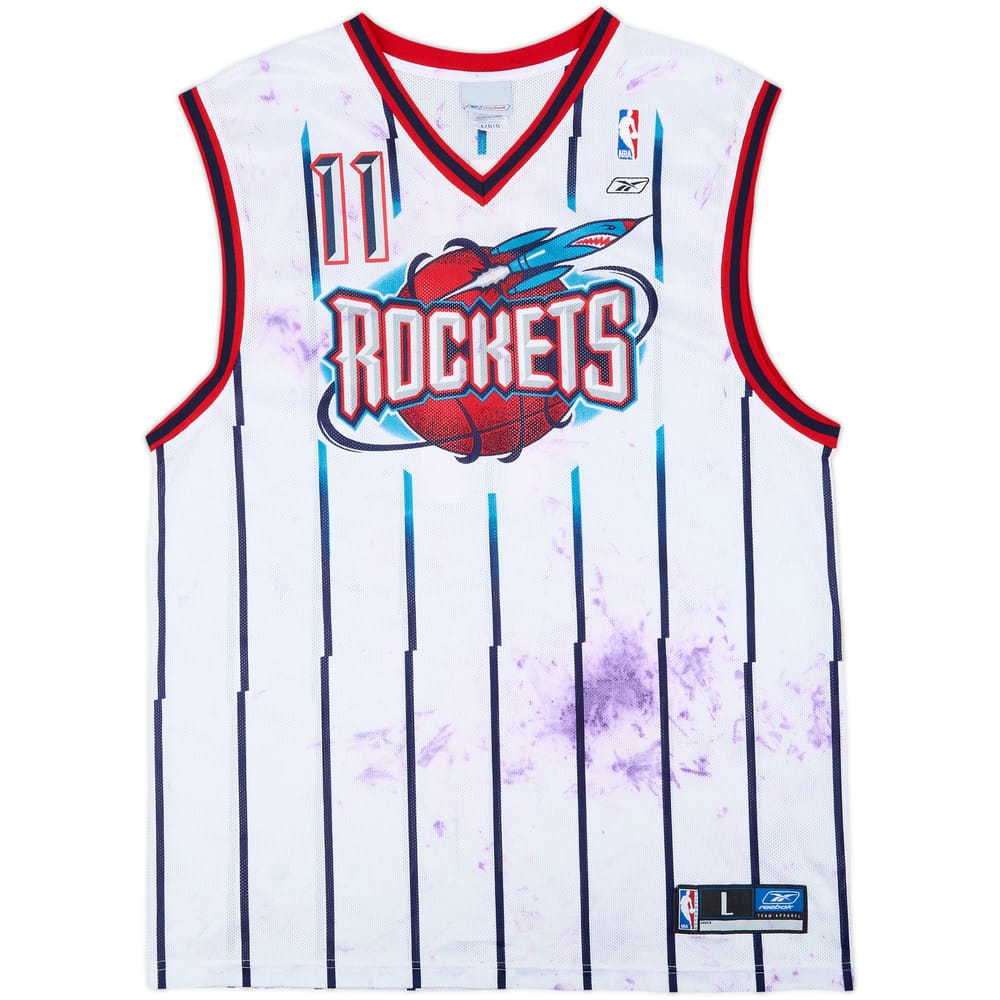 2002-03 Houston Rockets Yao #11 Reebok Home Jersey - 3/10 - (L)