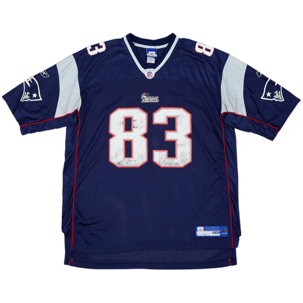 2007 New England Patriots Welker #83 Reebok On Field Home Jersey - 5/10 - (XXL)