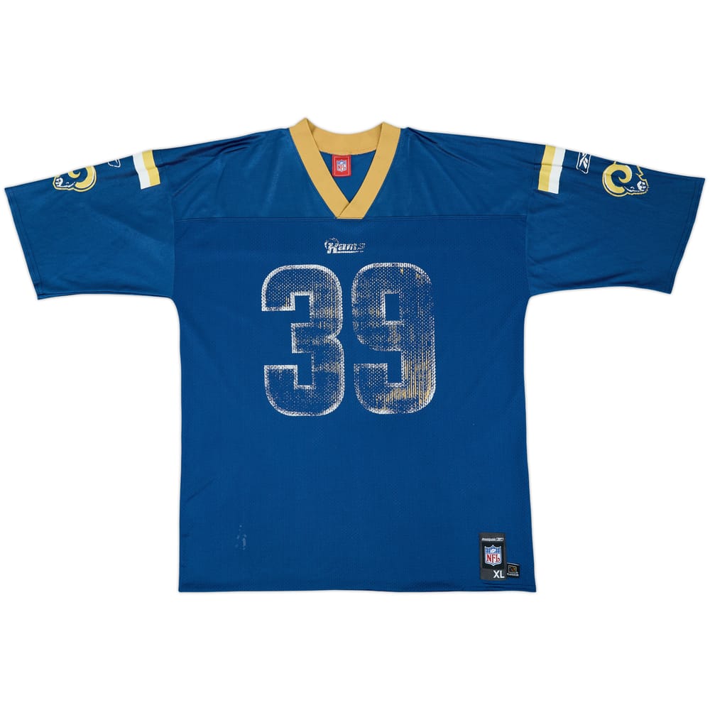 2005-06 St. Louis Rams S.Jackson #39 Reebok Replica Home Jersey - 3/10 - (XL)