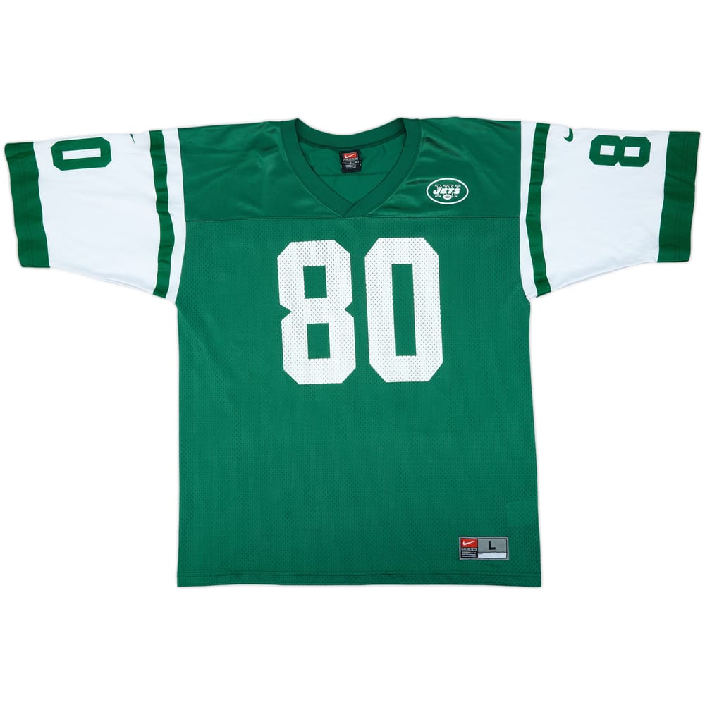 2000 New York Jets Chrebet #80 Nike Home Jersey - 7/10 - (L)