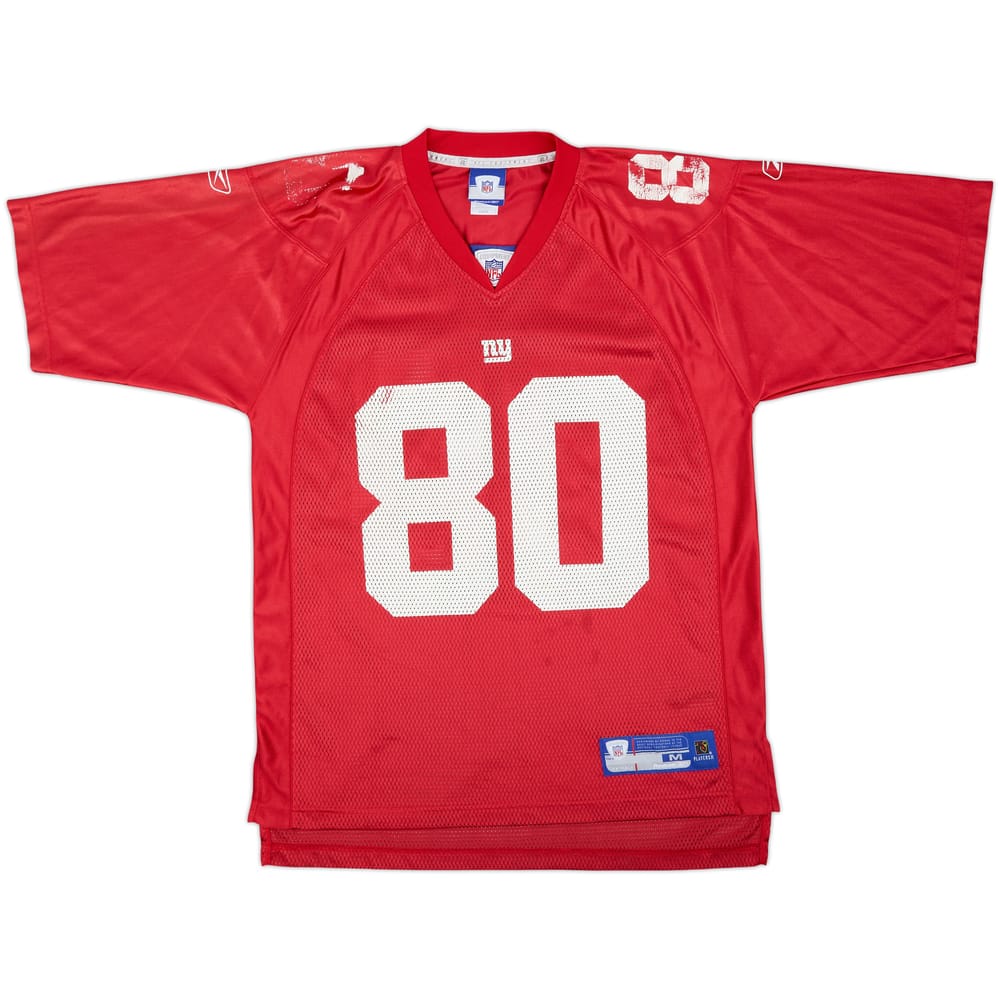 2005-06 New York Giants Shockey #80 Reebok On Field Alternate Jersey - 5/10 - (M)
