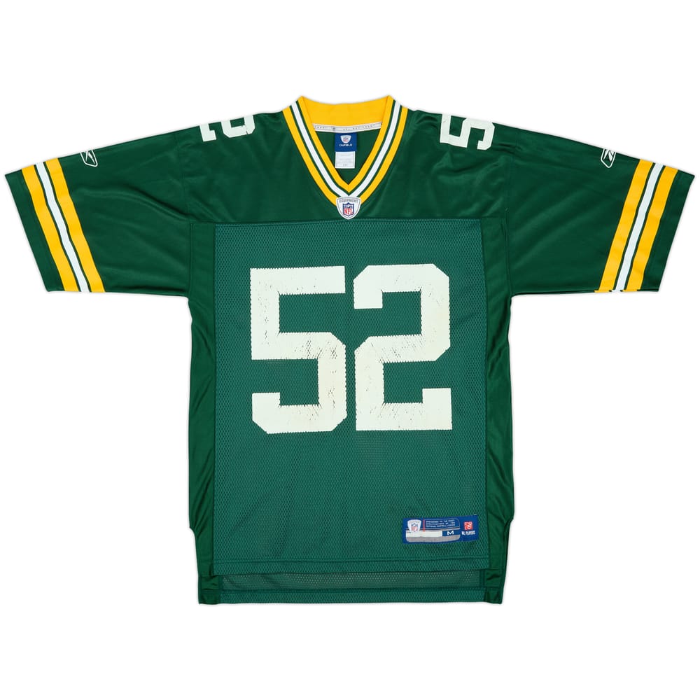 2009-11 Green Bay Packers Matthews #52 Reebok On Field Home Jersey - 5/10 - (M)