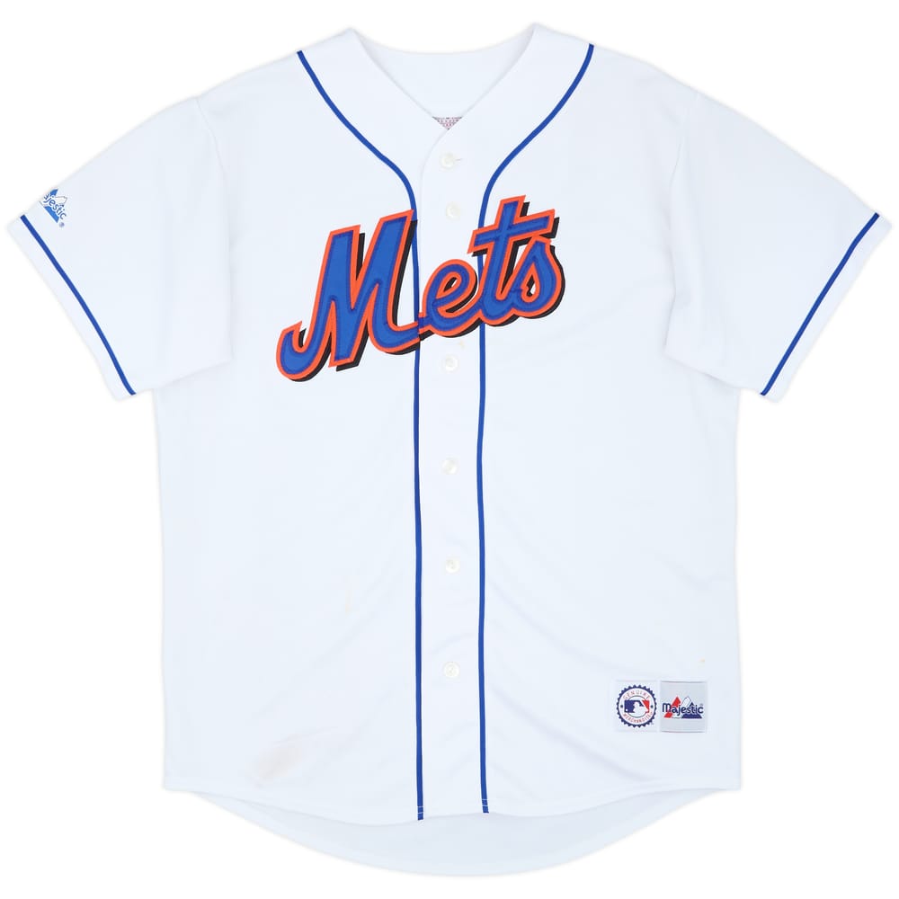 2003-08 New York Mets Majestic Home Jersey - 5/10 - (L)