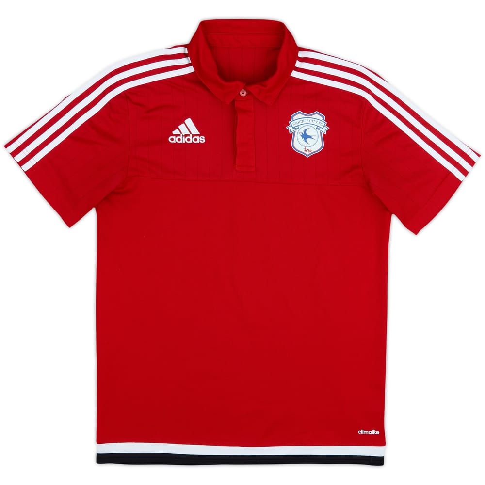 2016-17 Cardiff adidas Polo Shirt - 8/10 - (S)