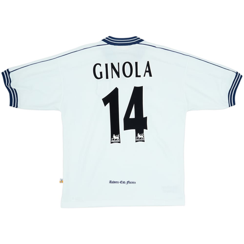 1997-99 Tottenham Home Shirt Ginola #14 - 6/10 - (M)