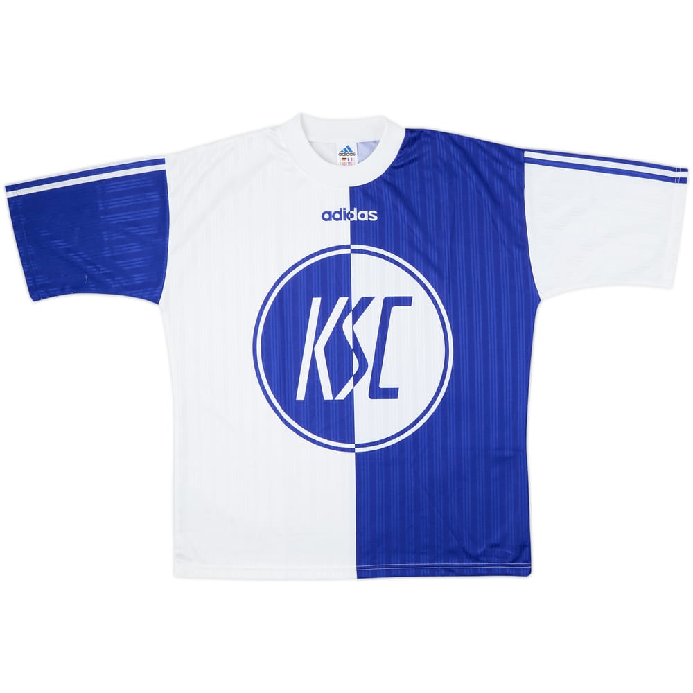 1996-97 Karlsruher adidas Training Shirt - 9/10 - (M)