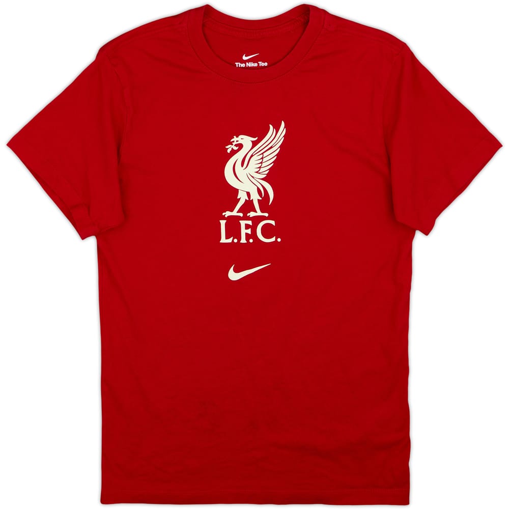 2021-22 Liverpool Nike Cotton Tee - 6/10 - (S)