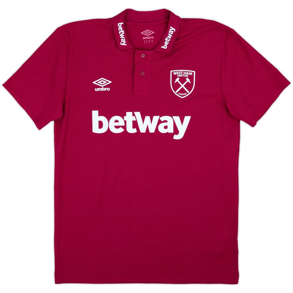 2022-23 West Ham Umbro Polo Shirt - 8/10 - (XL)
