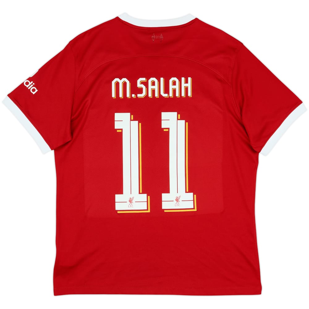 2023-24 Liverpool Home Shirt M. Salah #11 - 7/10 - (L)