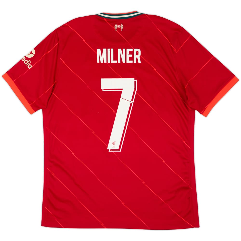 2021-22 Liverpool Home Shirt Milner #7 - 8/10 - (L)