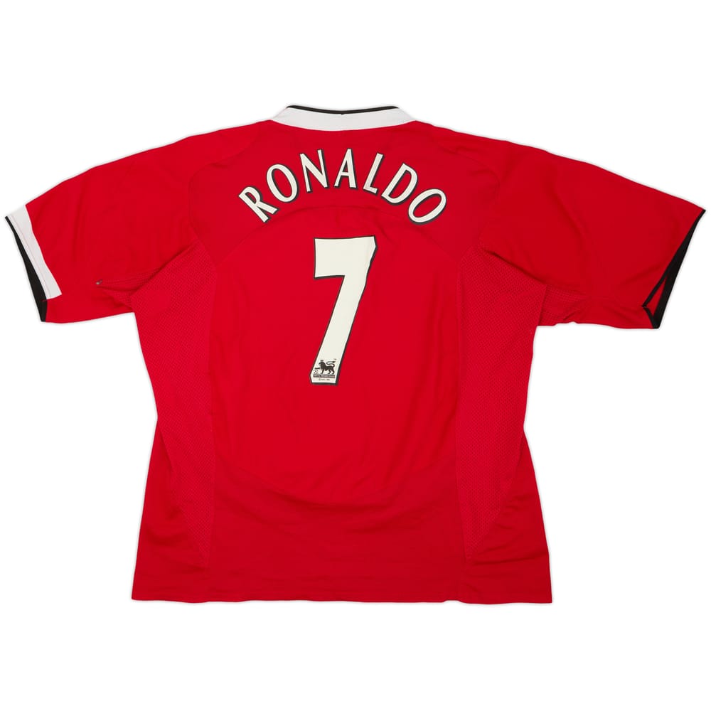 2004-06 Manchester United Home Shirt Ronaldo #7 - 7/10 - (L)