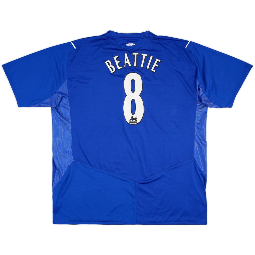 2004-05 Everton Home Shirt Beattie #8 - 5/10 - (3XL)