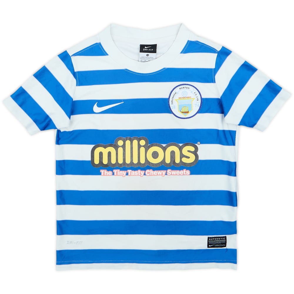 2014-15 Greenock Morton Home Shirt - 8/10 - (7-8 Years)