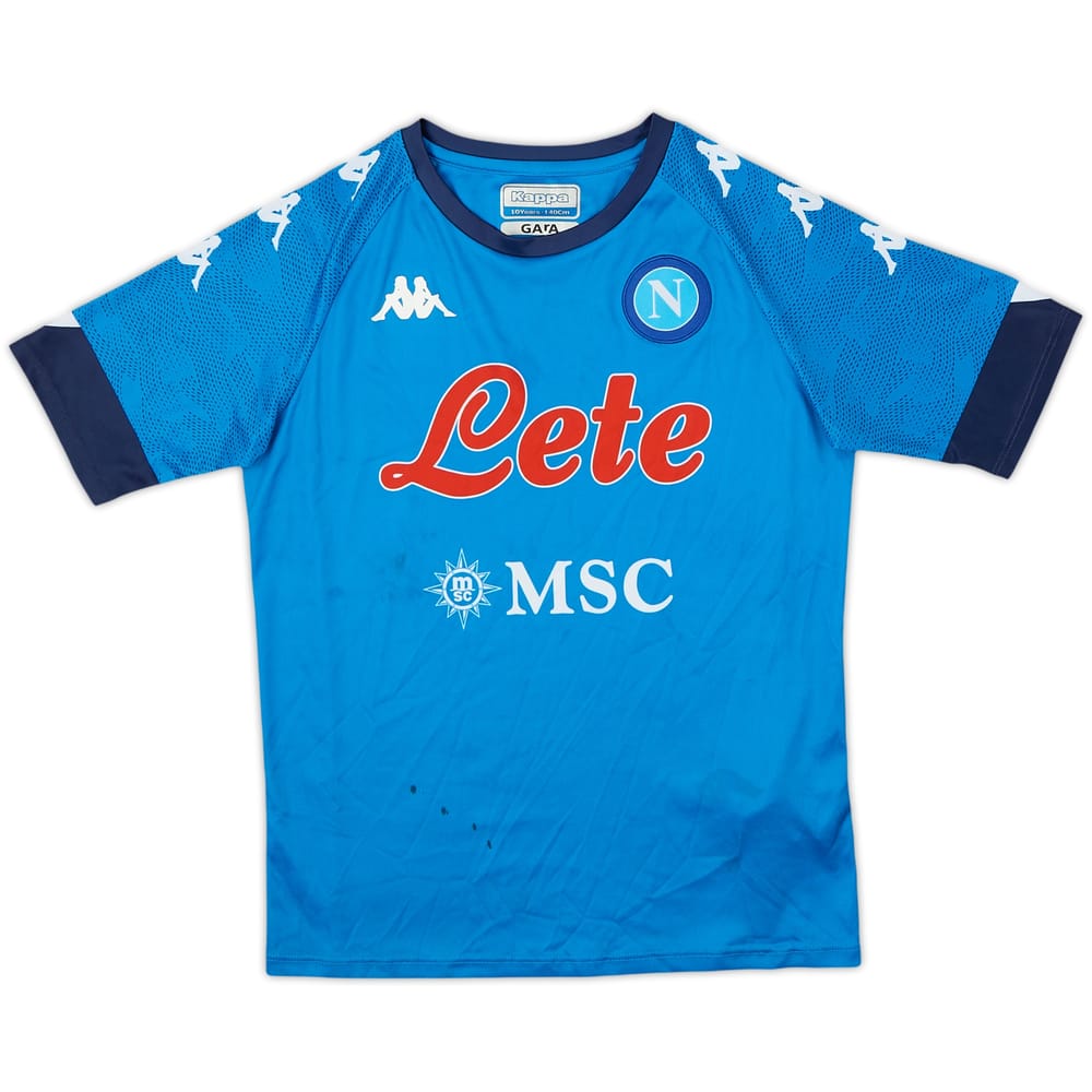 2020-21 Napoli Home Shirt - 6/10 - (10-11 Years)