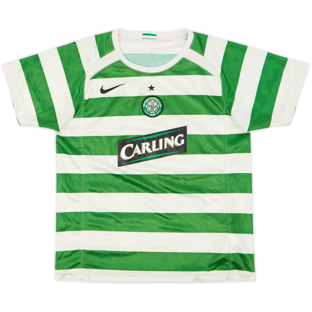 Camiseta de local del Celtic 2005-07 - 5/10 - (6-7 Años)