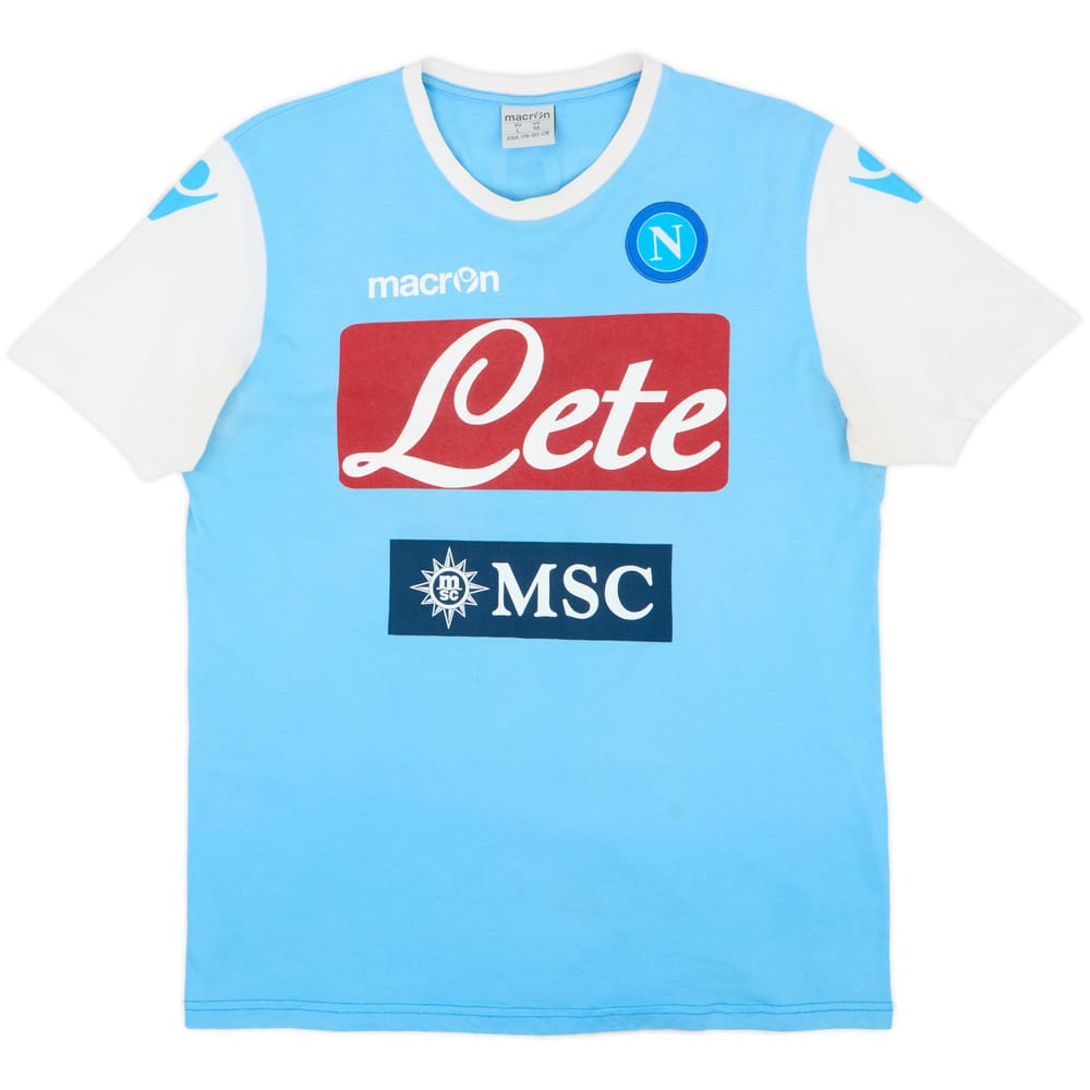 2012-13 Napoli Macron Leisure Shirt - 7/10 - (L)