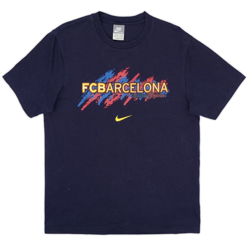 2009-10 Barcelona Nike Cotton Tee - 9/10 - (M)