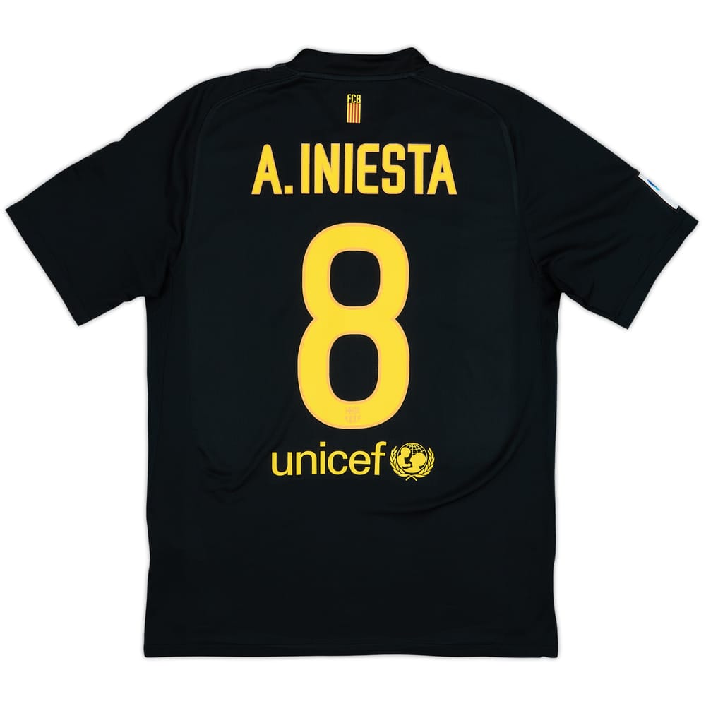 2011-12 Barcelona Away Shirt A.Iniesta #8 - 10/10 - (M)