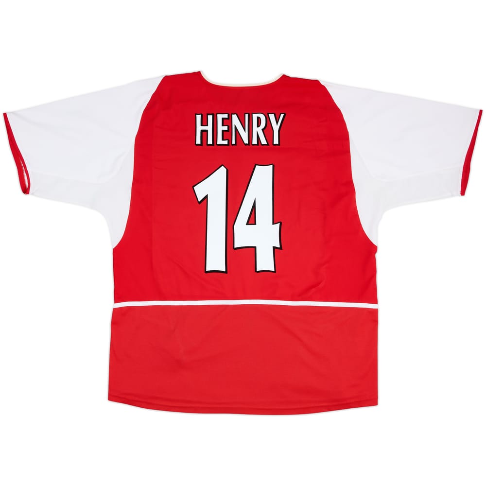 2002-04 Arsenal Home Shirt Henry #14 - 8/10 - (XXL)