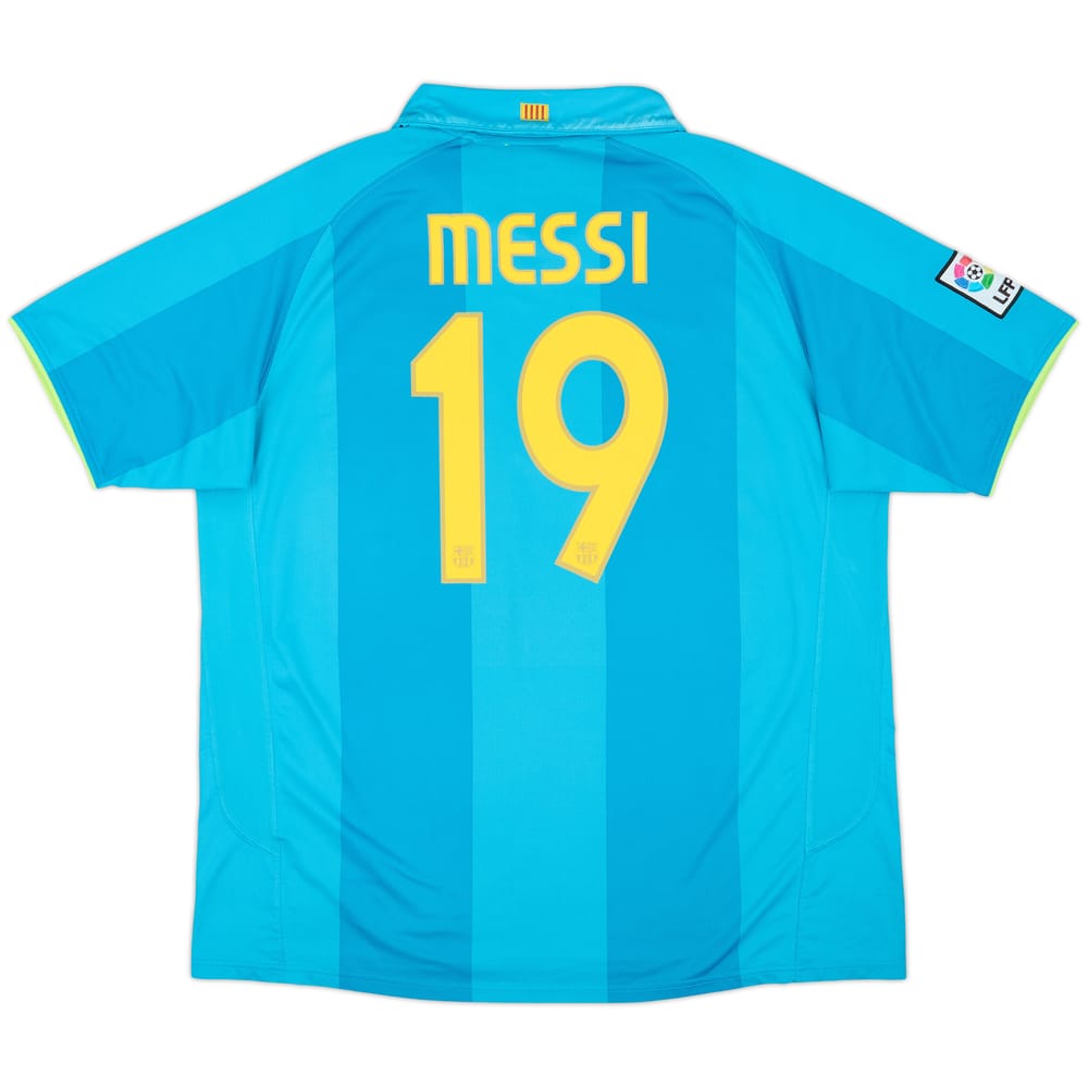 2007-09 Barcelona Away Shirt Messi #19 - 6/10 - (XXL)