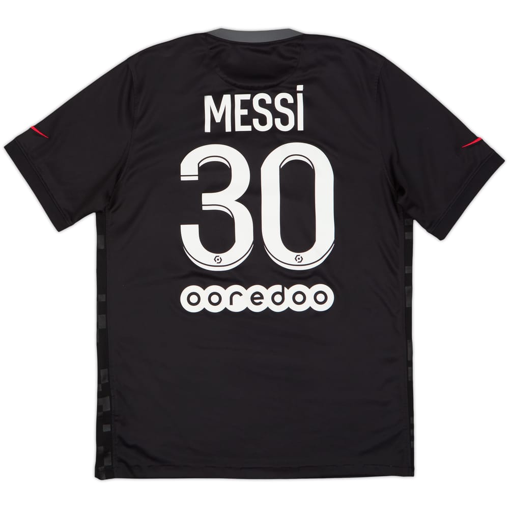2021-22 París Saint-Germain Tercera Camiseta Messi #30 - 8/10 - (M)
