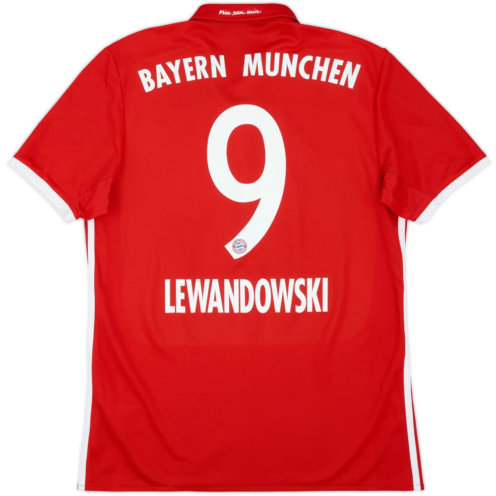 2016-17 Bayern Munich Home Shirt Lewandowski #9 - 5/10 - (M)