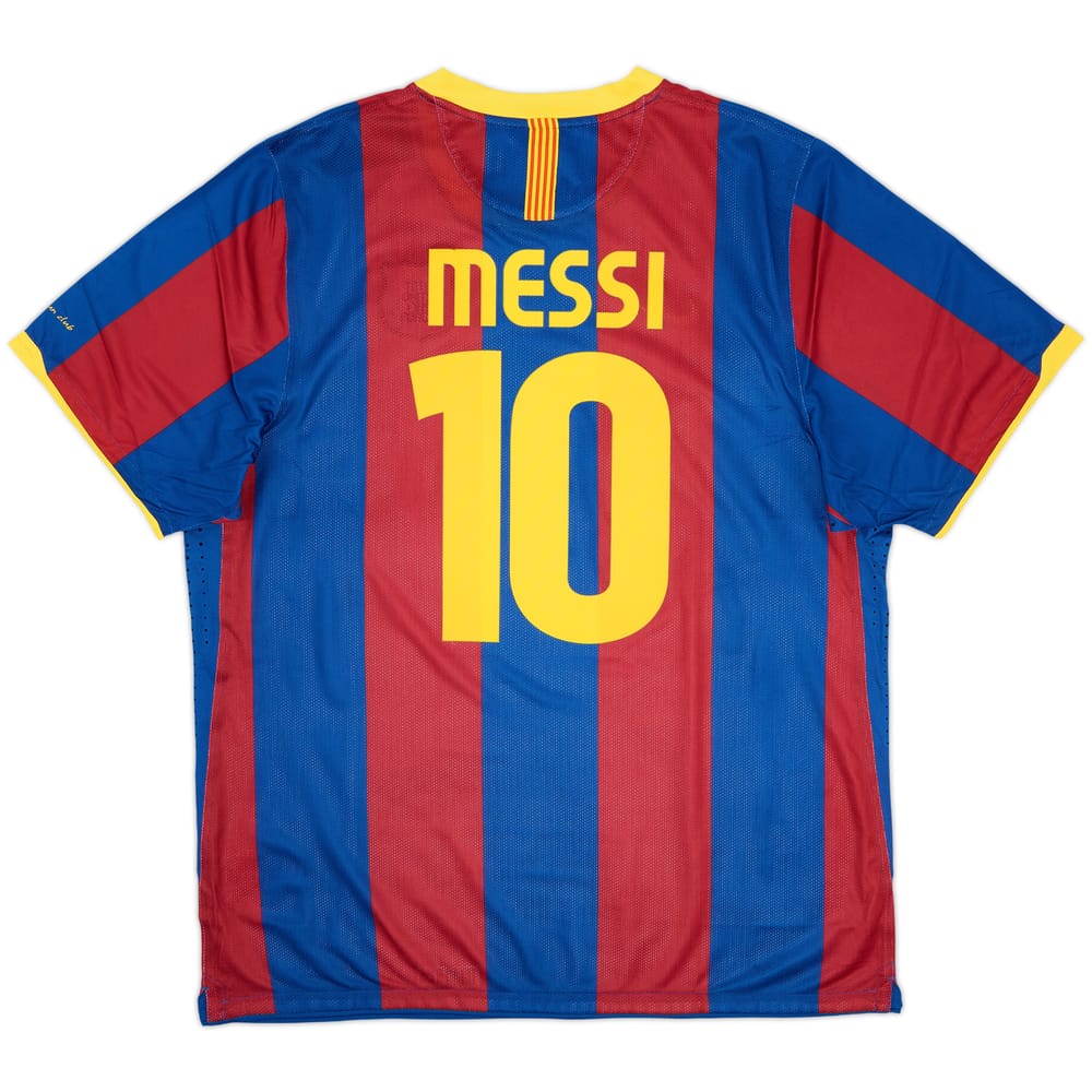 2010-11 Barcelona Player Issue Home Shirt Messi #10 (XXL)