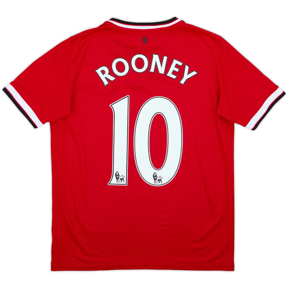 2014-15 Manchester United Home Shirt Rooney #10 - 5/10 - (14-15 Years)
