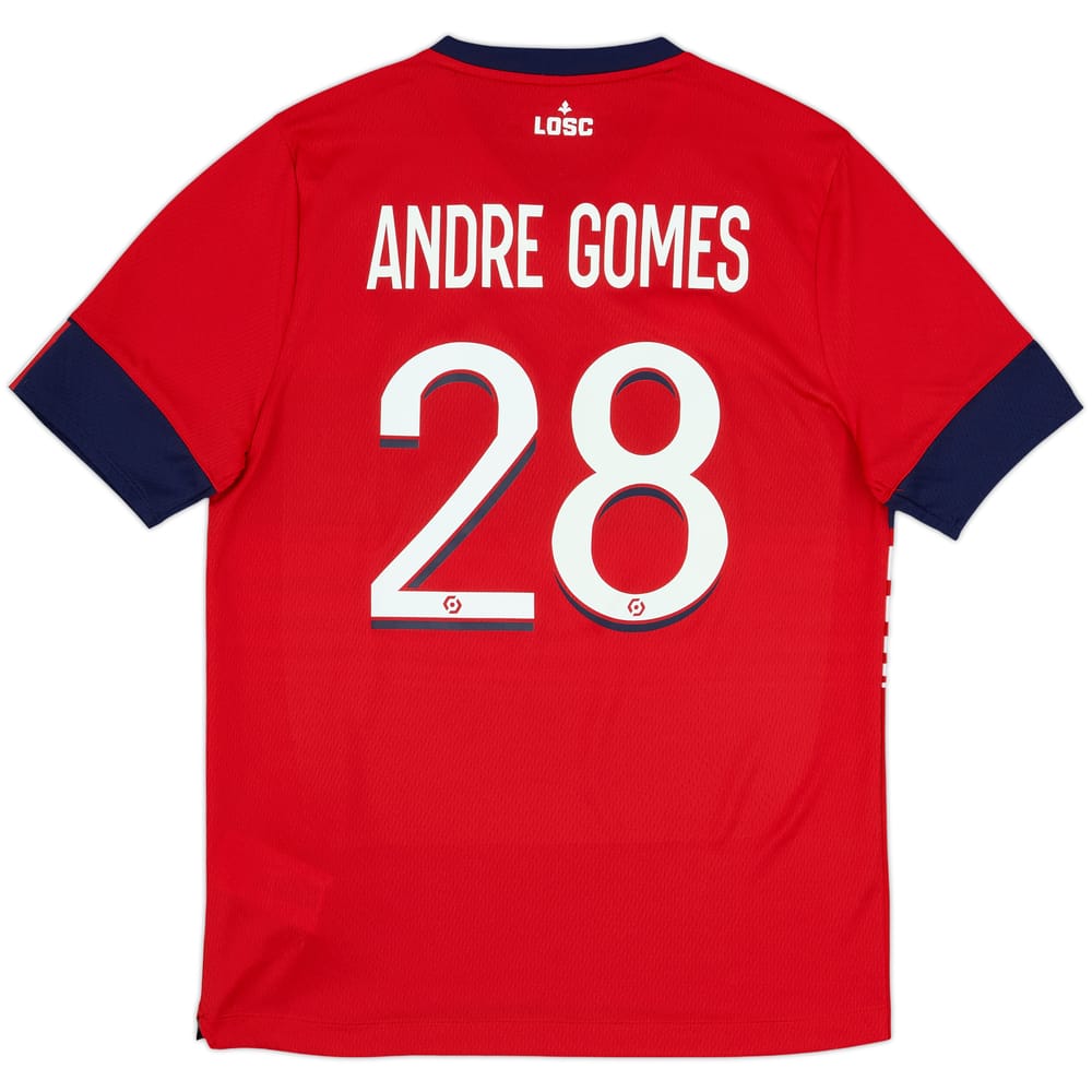 2022-23 Lille Home Shirt Andre Gomes #28 - 8/10 - (S)
