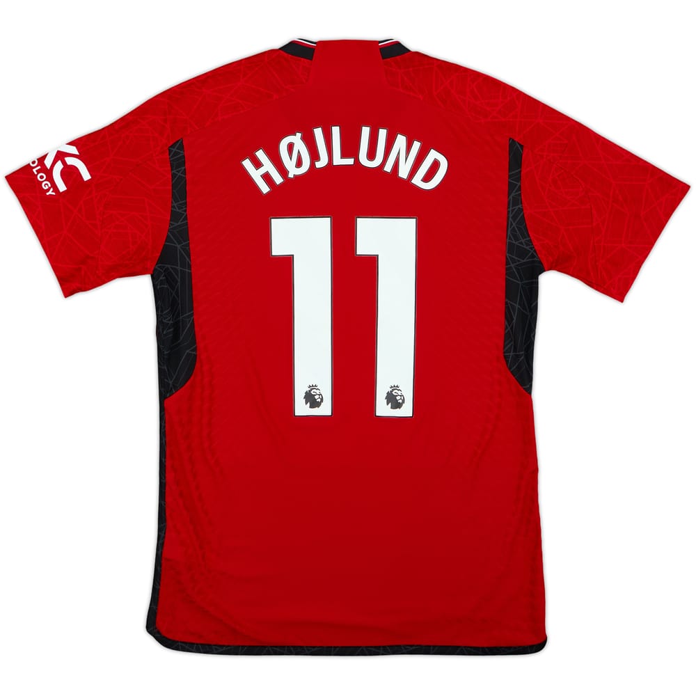 2023-24 Manchester United Authentic Home Shirt Hojlund #11 - 10/10 - (M)