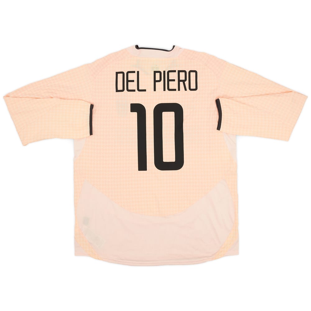2003-04 Juventus Away L/S Shirt Del Piero #10 (XL)