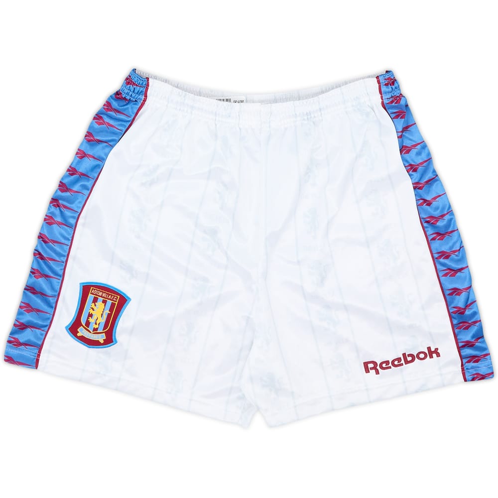 1995-96 Aston Villa Home Shorts - 10/10 - (S)