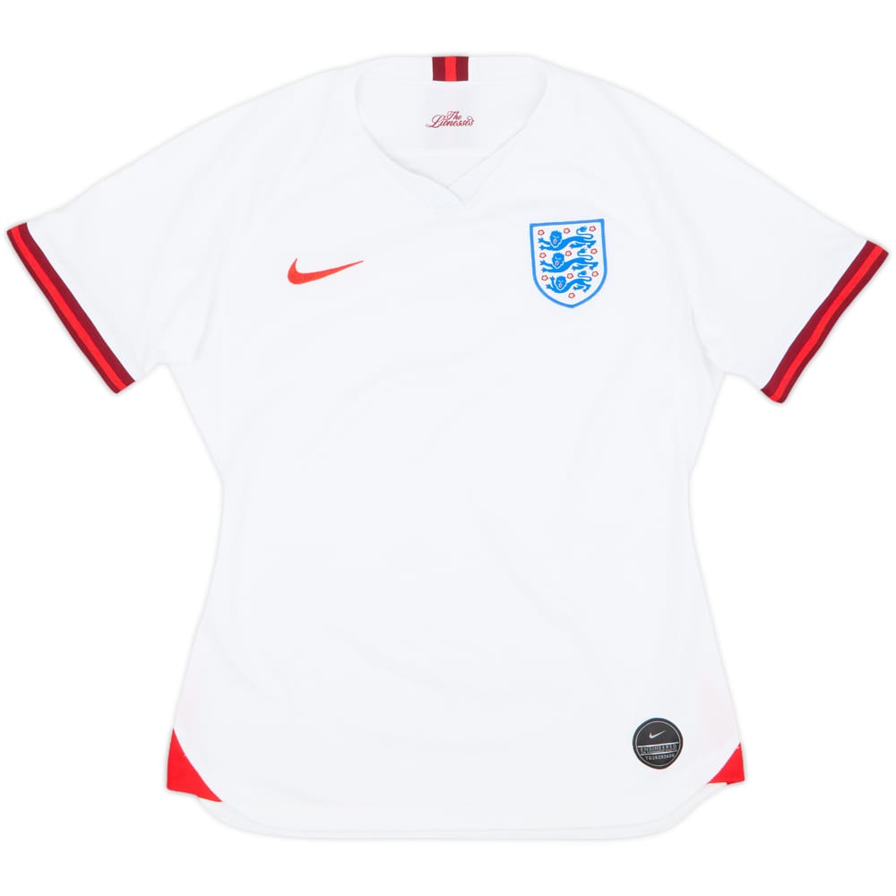 2019 England Lionesses Home Shirt - 8/10 - (Women's M)