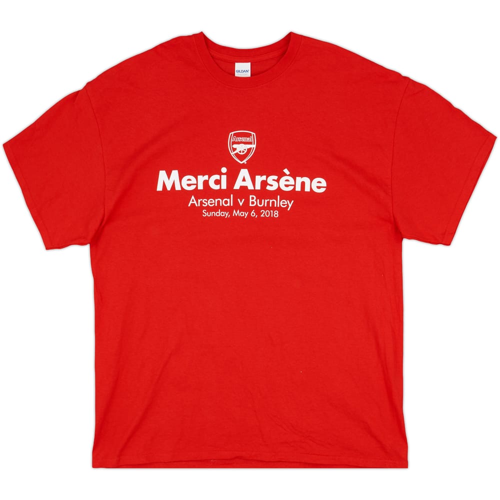 2018 Arsenal "Merci Arsene" Tee - 9/10 - (XL)