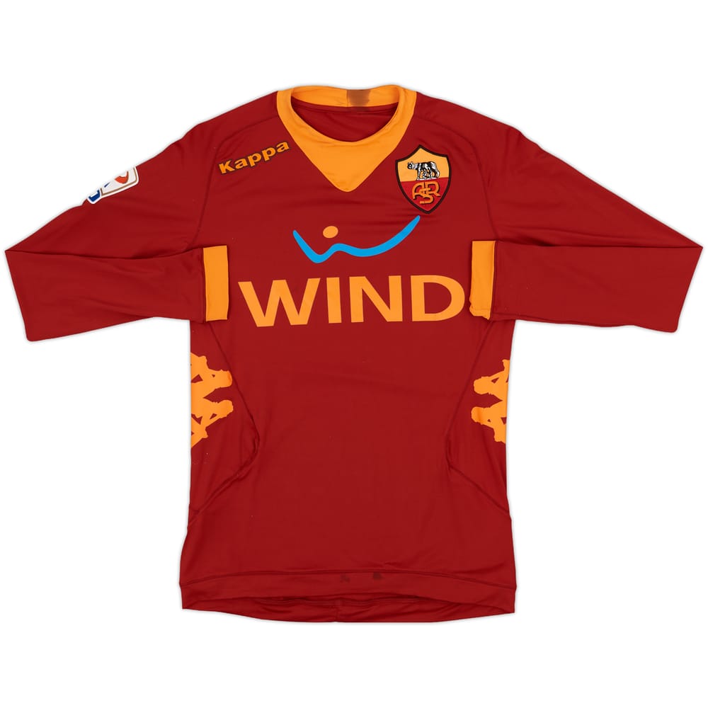 2011-12 Roma Home L/S Shirt - 5/10 - (XS)