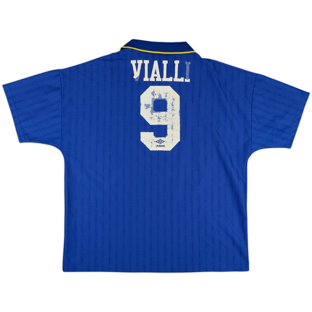 1995-97 Chelsea Home Shirt Vialli #9 - 4/10 - (M)