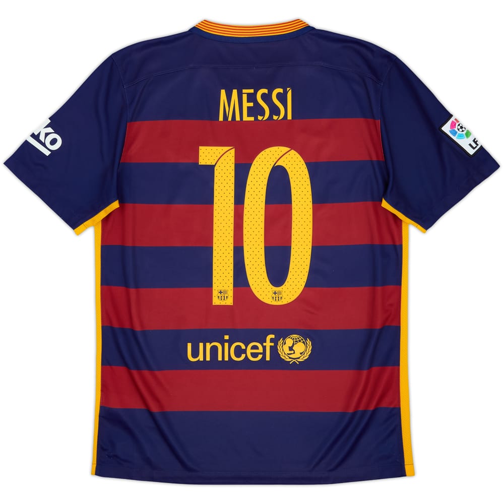 2015-16 Barcelona Home Shirt Messi #10 - 8/10 - (M)