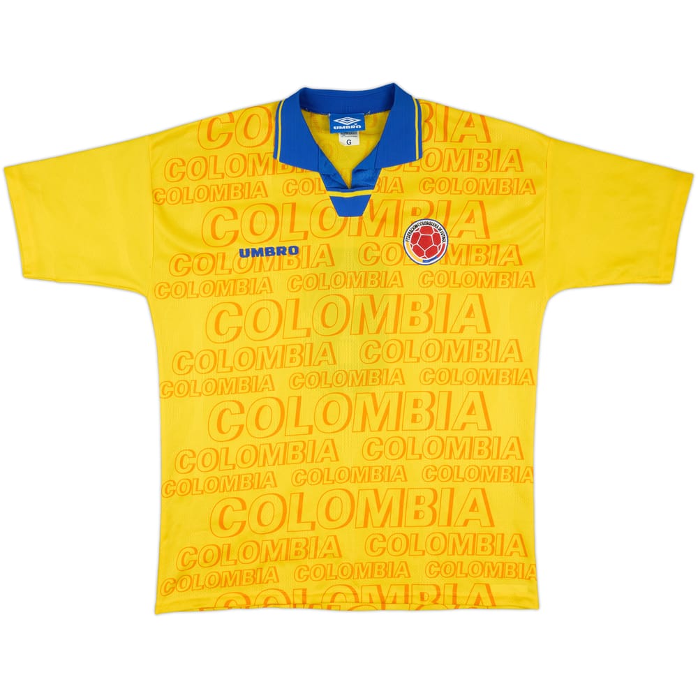 1995-97 Colombia Home Shirt #8 - 8/10 - (L)