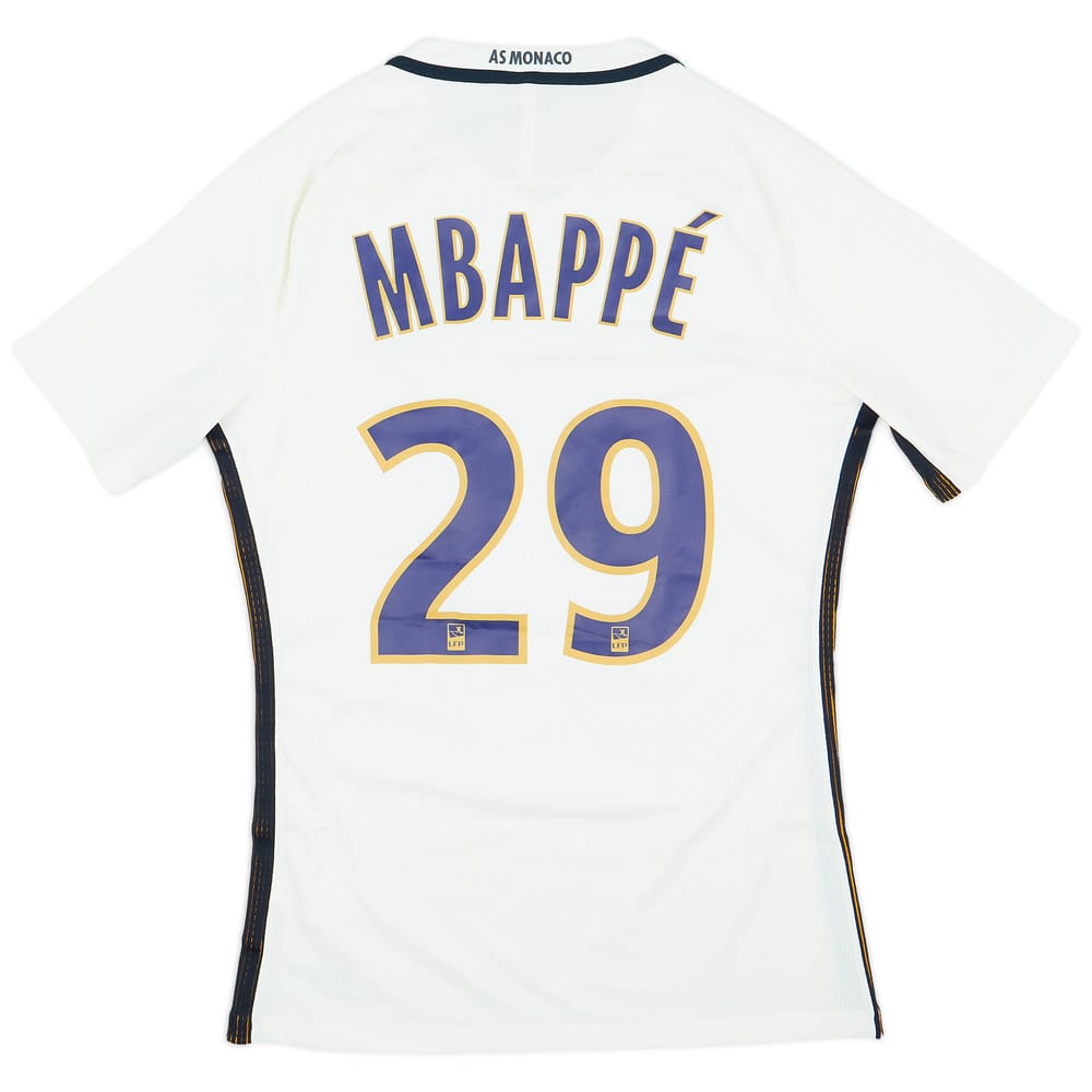 2016-17 Monaco Authentic Away Shirt Mbappe #29 (M)