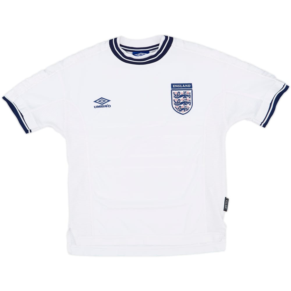 1999-01 England Home Shirt - 7/10 - (Y)
