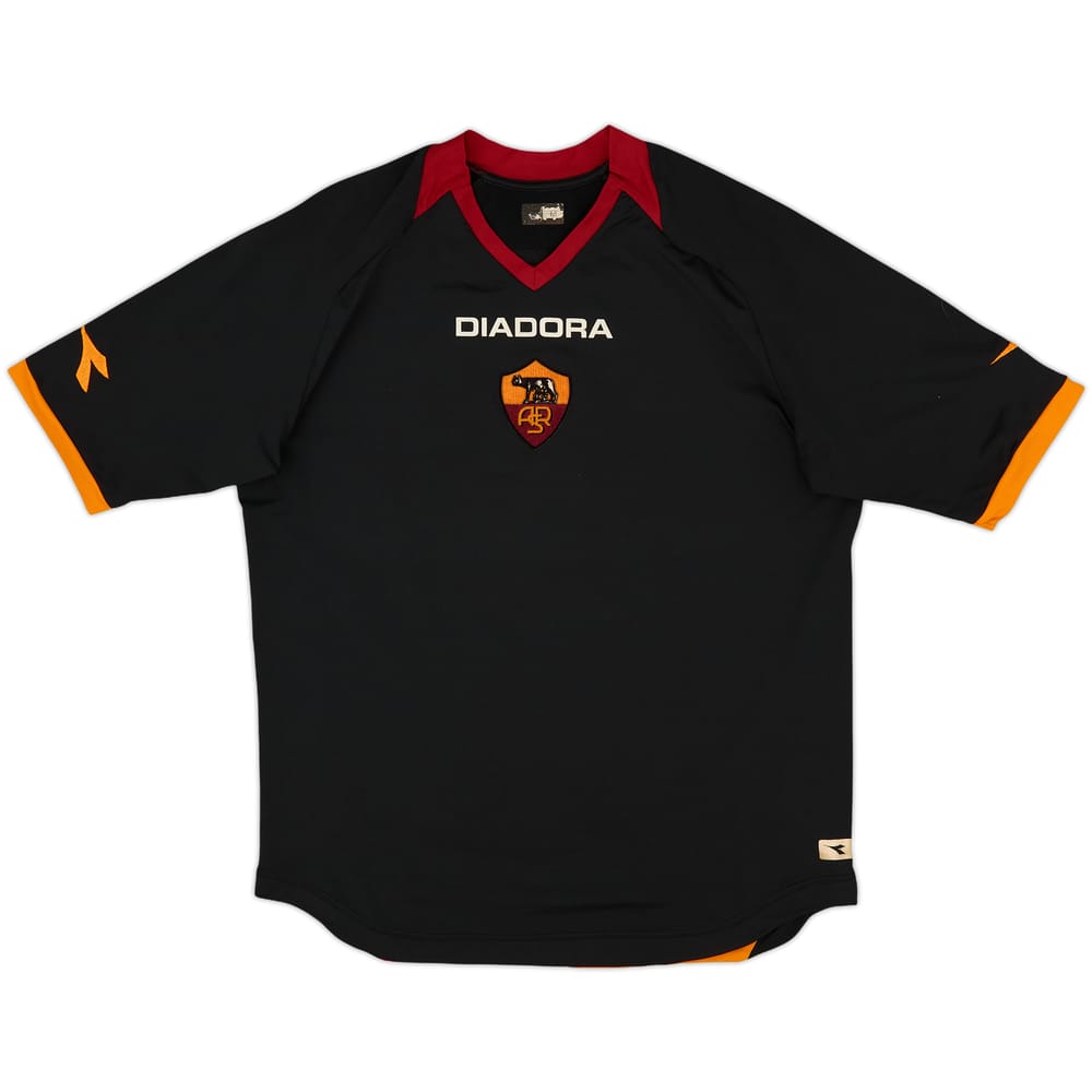 2006-07 Roma Diadora Training Shirt - 6/10 - (M)