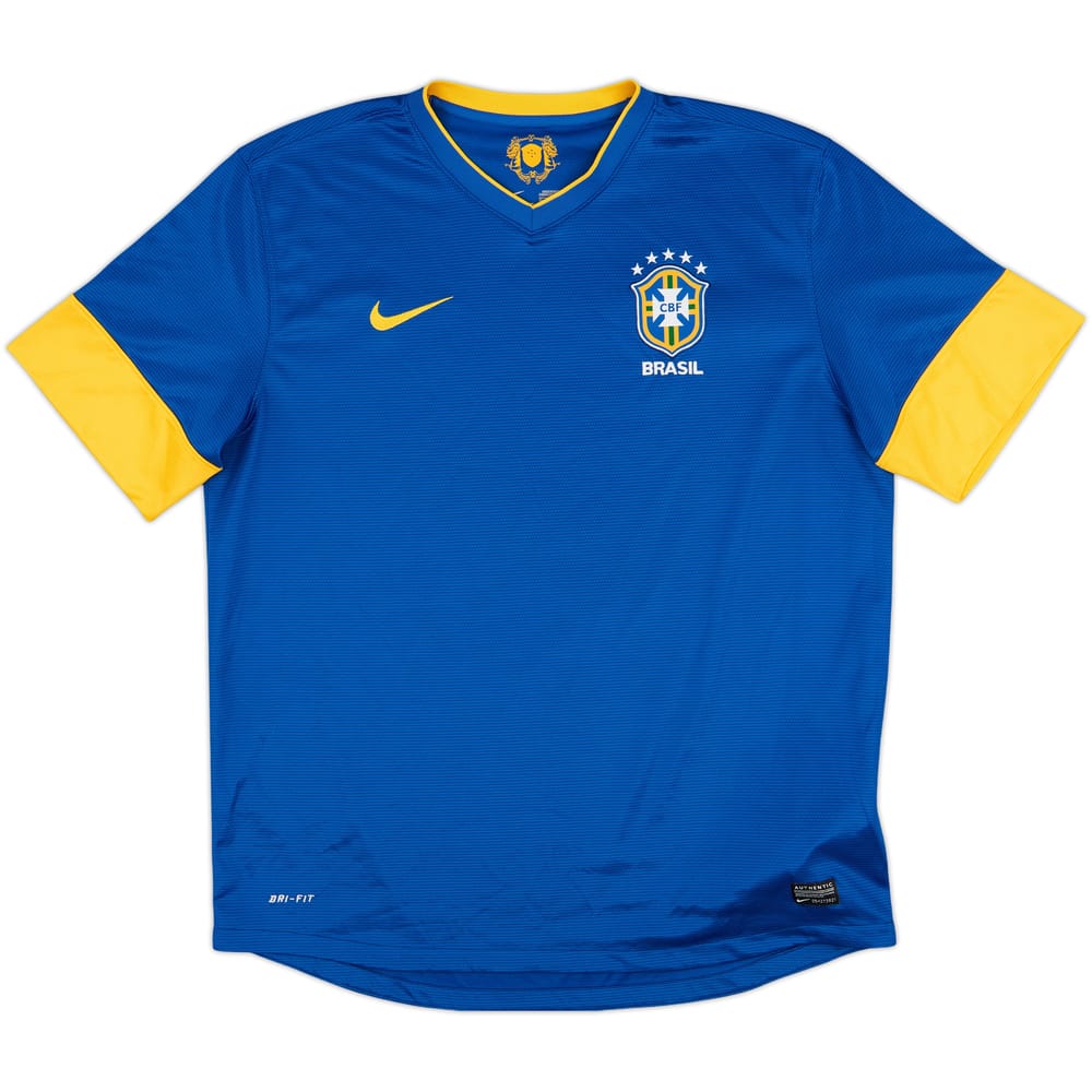 2012-13 Brazil Away Shirt - 9/10 - (XL)