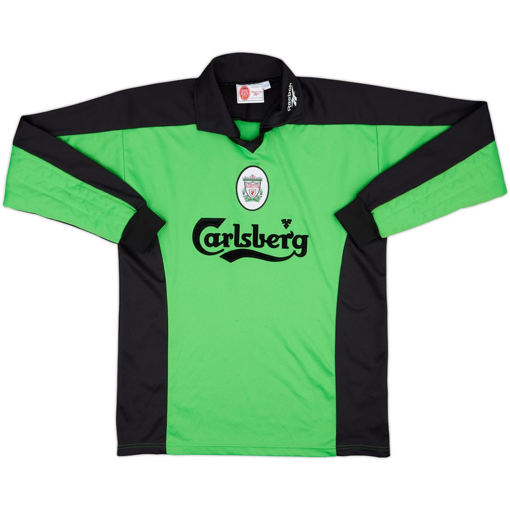 1997-98 Liverpool GK Shirt - 9/10 - (S)